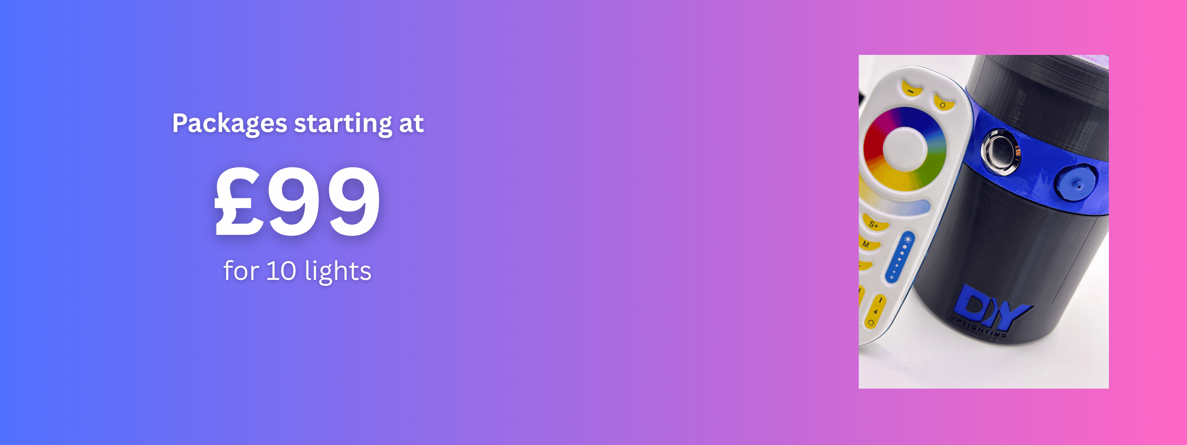 Packages starting at £99